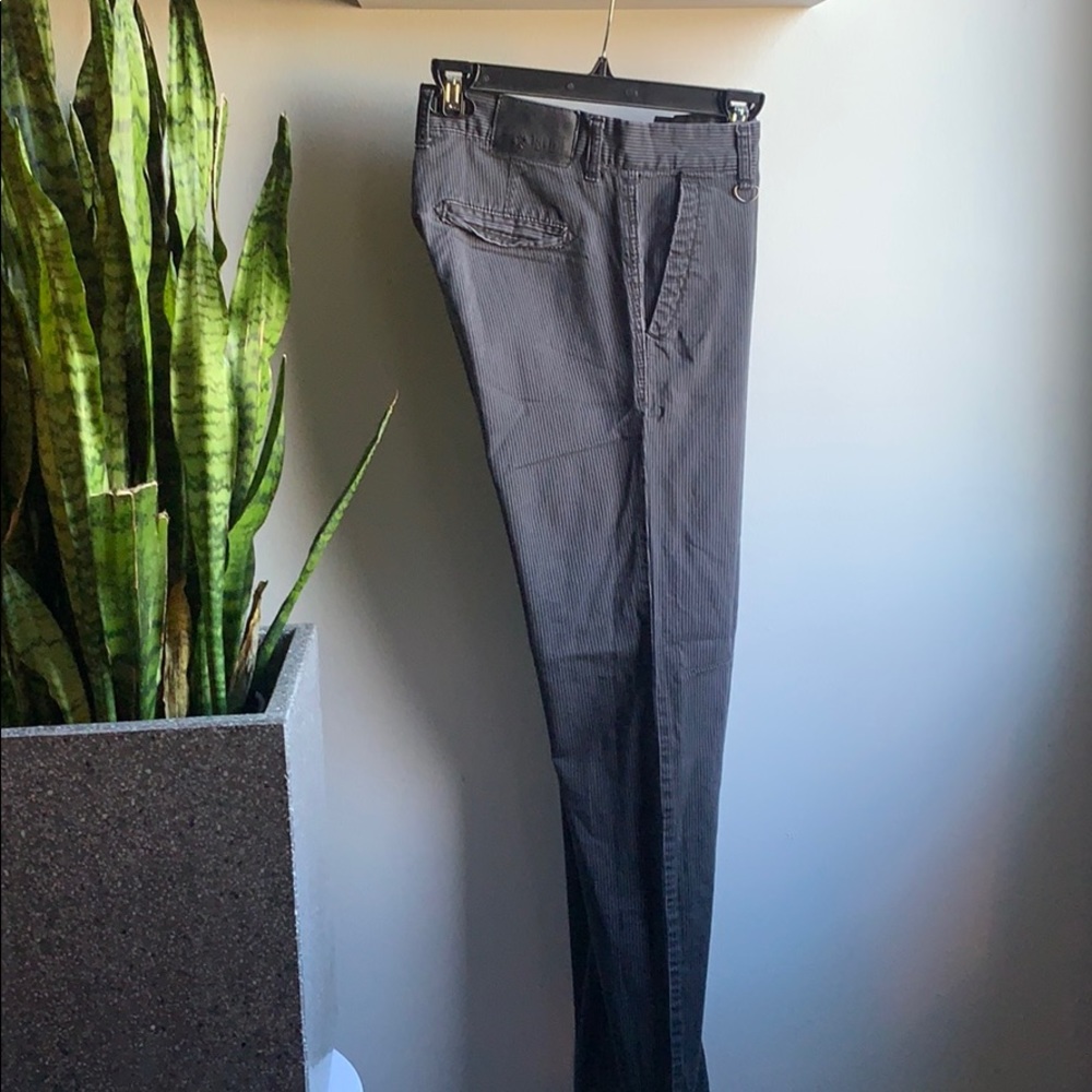 RUDE Pinstriped Casual Pants